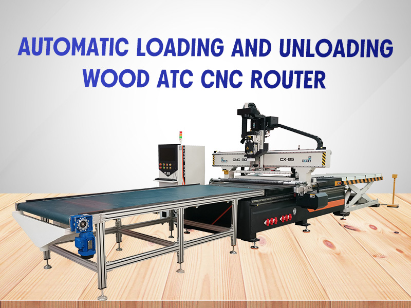 Tự động tải và dỡ tải Bộ định tuyến CNC ATC